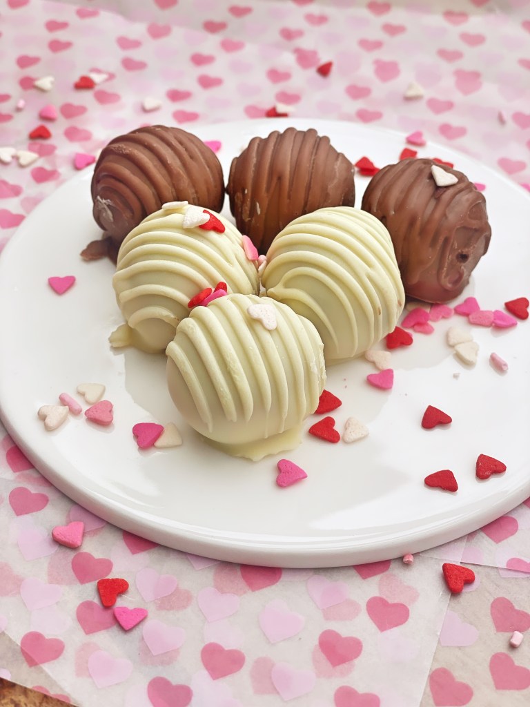 recetacasera de trufas de chocolate