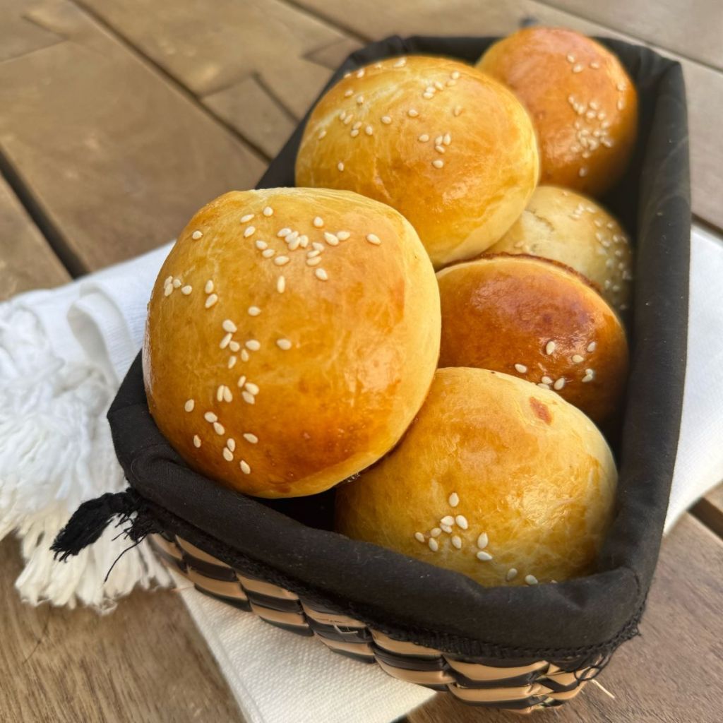 receta de pan para hamburguesas